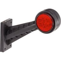Hella ValueFit Marker light RH LED, round, 12/24V, red/white, bolt on, 142.5x45x160mm, 8 LED's, 2XS357004041