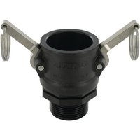 Arag Camlock Type B 1 1/4" male thread polypropylene 18105B