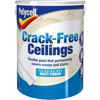 Polycell Crack-Free Ceilings Smooth Matt 5L 5084976