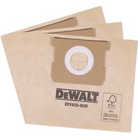 Dewalt Vacuum Dxva25-4240 Dust Bag (Pack 3) DXVA25-4240