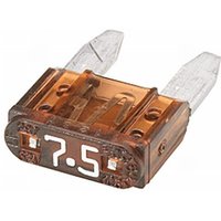 Hella Fuse Mini blade 7.5A Length 10.9mm brown Pack 50x 8JS728596111