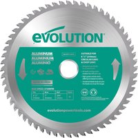Evolution Aluminium Cutting Circular Saw Blade 210mm x 25.4mm A210TCT-60CS