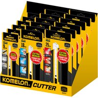 Komelon Snap-Off Knife Counter Display Unit, 18-Piece KOMSOKDIS18
