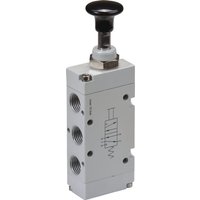 Kramp Lever valve 5/2-button 1/8" MAB52M18