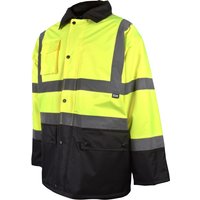 Scan Hi-Vis Yellow/Black Motorway Jacket L SFJK81