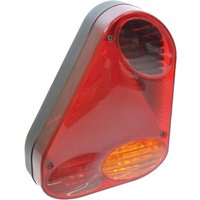 Sacex Rear light LH triangular, amber/red, bolt on, 57x175mm, AUF4FG2716