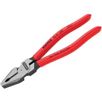 KNIPEX 02 01 200 High Leverage Combination Pliers 200mm 02 01 200 SB