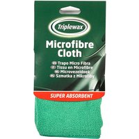CarPlan Triplewax Microfibre Cloth - CTA002 - Soft & Absorbent in Green