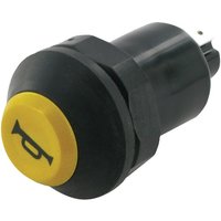 Pneutron Push switch, Horn, round, yellow 11215100PN