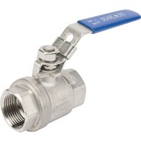 S.S. ball valve 2xF 1'' BVS1FSS