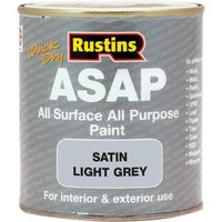 Rustins ASAP Paint Light Grey 1 litre ASAPLG1000