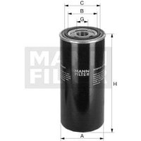 MANN-FILTER Oil filter WD96214
