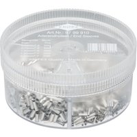 KNIPEX Non-Insulated Wire Ferrules Assortment, 1,900 Piece 97 99 910