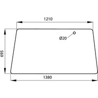 Kramp Rear window upper 178810051110N