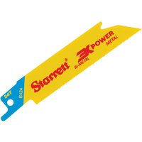 Starrett B424-5 B424-5 Bi-Metal Reciprocating Blade Metal Straight 100Mm 24 Tpi (Pack 5)