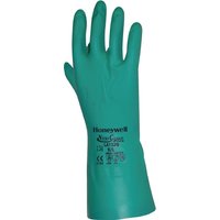Honeywell Work gloves green Nitrile 33cm long size 9/L NitriGuard Plus by HSLA132GL