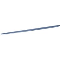 Forges du saut du tarn Loader tine, straight, star section 35x1200mm, pointed tip with M35 diameter 11.5 roll pin, black, FST FT484998
