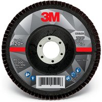 3M Flap disc 769F, T29 Conical 115mm x 22.23mm, 80+ 7100196789
