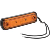 gopart Marker light LED, 0.5/1W, rectangular, 12/24V, orange, 110x31x15mm, 4 LED's, LA35057
