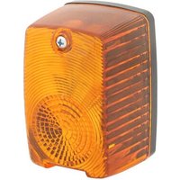 Hella Indicator light LH 21W, rectangular, 12V, amber, bolt on, 90x55x60mm, 2BA002652111