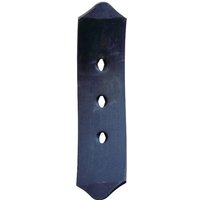 Kramp Cultivator point 390x100x12mm, reversible left, flat, 3 hole, suitable for Pöttinger 965500661N