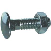 Kramp Coach bolt and nut DIN603 M16x50 steel zinc-plated 4.6 6031650