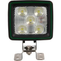 Kramp Work light LED, 60W, 5600lm, square, white, 111x82.5x99mm Deutsch plug, Wide flood, 20 LED's, LA10410
