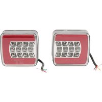 gopart Rear light LED, rectangular, 12/24V, 98.8x106.5x35mm, LA99195