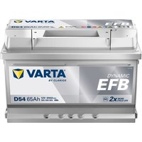 VARTA Battery 12V 65Ah 650A D54 VARTA Dynamic EFB 565500065