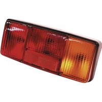 Cobo Rear light RH rectangular, red/amber, bolt on, 280x120mm AMP plug, 02257000