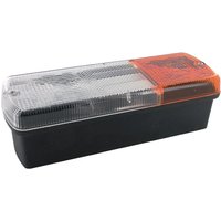 Britax Direction and position light Halogen, front, rectangular, 12/24V, amber/white, bolt on, 186x66x55mm, 900600LB