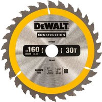 DEWALT Construction Circular Saw Blade 160 x 20mm x 30T DT1932-QZ
