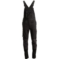 Kramp Dungarees, size 5XL, black, 4 Way Stretch, by KW203445001134