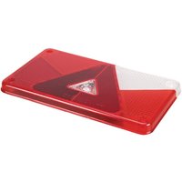 Aspöck Light lens, red/transparent, rectangular rear/right 188487007