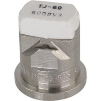 TeeJet Double flat fan nozzle TJ 80° 08 white stainless steel TJ608008