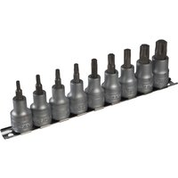 Teng Tools 1/2in Drive Internal TORX Socket Clip Rail Set M1213TX