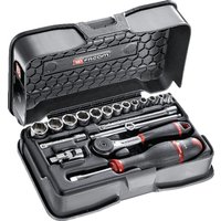 Facom Socket set 1/4" 19 pcs R1613P6
