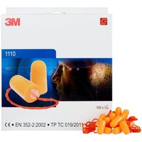 3M Earplugs Corded 1100 1110X