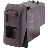 Hella Rocker switch, (I)-0, 4-pin, safety switch 6GM007832271