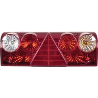 Aspöck Rear light RH rectangular, 24V, transparent/red, bolt on, Europoint II by 256400507