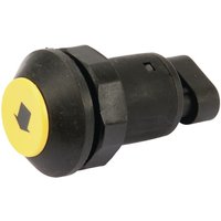 Pneutron Push switch, Lift and lower, round, yellow 11903002PN