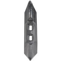 gopart Cultivator point 340x70x13mm, reversible, curved, 2 hole CP251GP