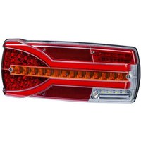 Kramp Rear light LH LED, rectangular, 12/24V, white/orange/red, 304x132x48mm, LA40062