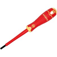 Bahco BAHCOFIT Insulated Slotted Screwdriver 10.0 x 200 mm B196.100.200