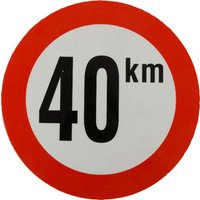 Mazon Sticker 40 km Belgium 150 mm WB69108