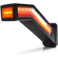 Kramp Multifunction rear light LED, left, red/orange/white, 12-24V, 238x181x72mm LA30070L