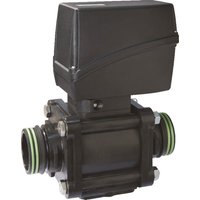Arag 2-way electric bolted ball valves with fork couplings 853T04S55