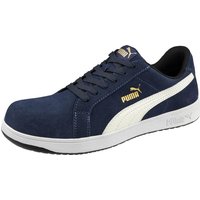 Iconic suede navy low 43 64002043