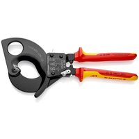 Knipex 95 36 VDE Insulated Ratchet Action Cable Cutter
