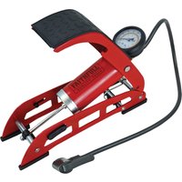 Faithfull Single Cylinder Foot Pump with Gauge FAIAUFPUMP1